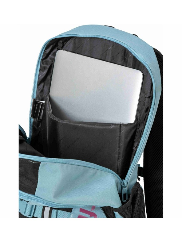 Meatfly Rucsac Meatfly Basejumper Aqua / Pink 22 L + PENAR | Volum 22 L