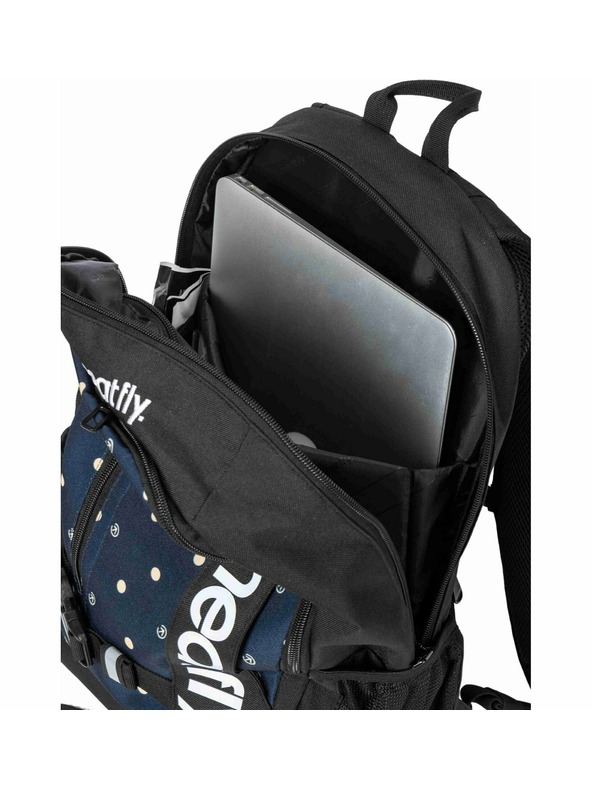 Meatfly Rucsac Meatfly Basejumper Yellow Dots 22 L + PENAR | Galben | Volum 22 L