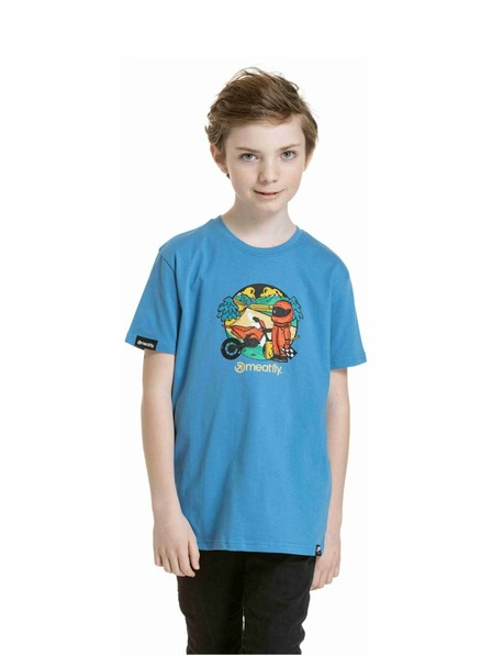 Meatfly Meatfly tricou pentru copii Moto Blue | Albastru