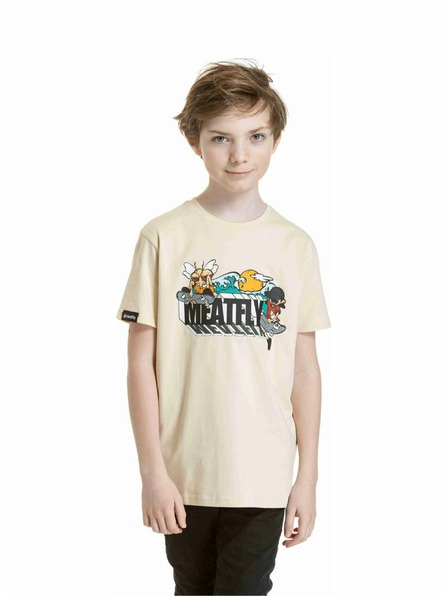 Meatfly Meatfly tricou pentru copii Skejters Sand | Nisip