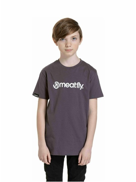 Meatfly Meatfly tricou pentru copii Bart Mystic Grey | Gri | Mărimea 134 | 100% bumbac