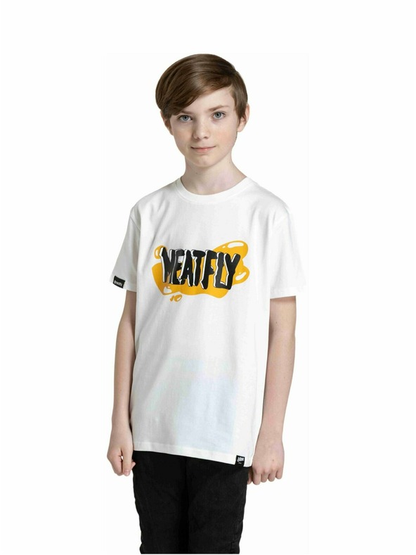 Meatfly Meatfly tricou pentru copii Fleck White