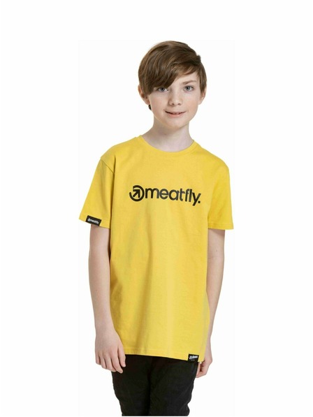 Meatfly Meatfly tricou pentru copii Bart Vanilla | Galben
