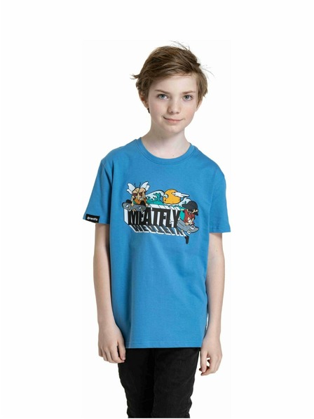 Meatfly Meatfly tricou pentru copii Skejters Blue | Albastru