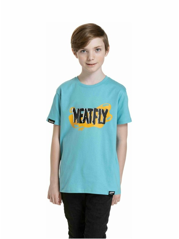 Meatfly Meatfly tricou pentru copii Fleck Mint