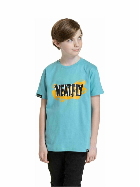 Meatfly Meatfly tricou pentru copii Fleck Mint