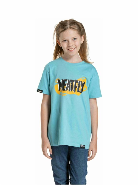 Meatfly Meatfly tricou pentru copii Fleck Mint
