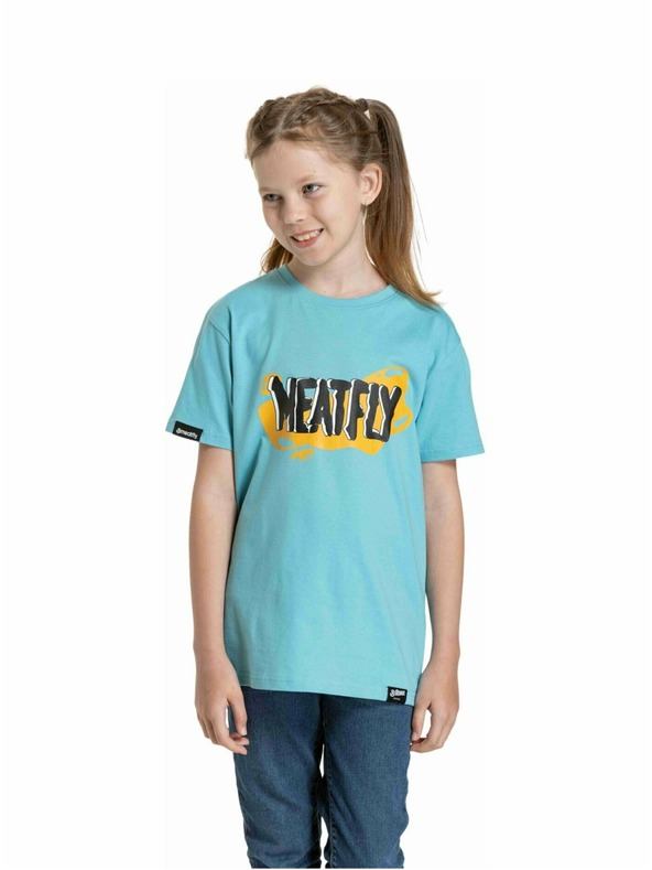 Meatfly Meatfly tricou pentru copii Fleck Mint