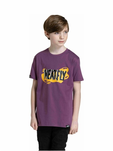 Meatfly Meatfly tricou pentru copii Fleck Mov