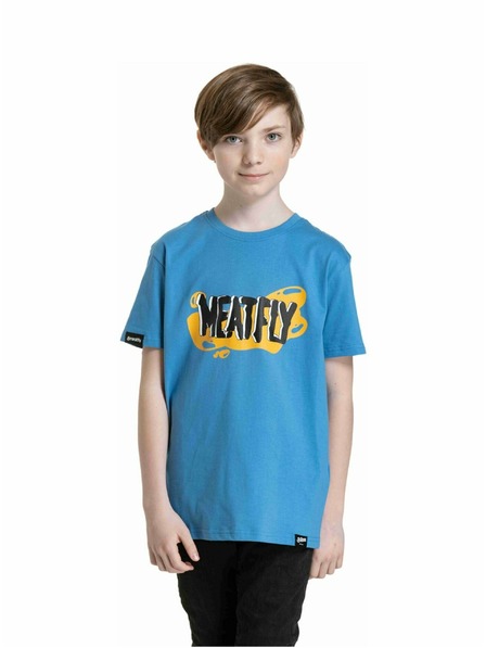 Meatfly Meatfly tricou pentru copii Fleck Albastru