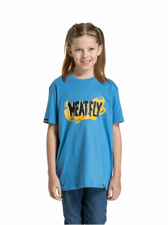 Meatfly Meatfly tricou pentru copii Fleck Albastru