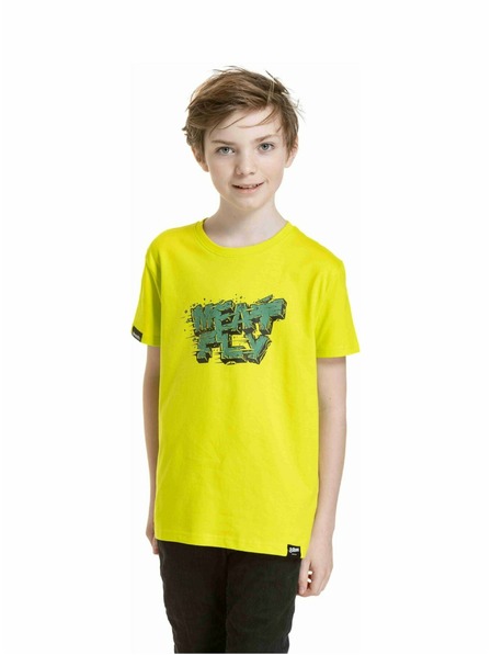 Meatfly Meatfly tricou pentru copii Rock Safety Galben | Galben