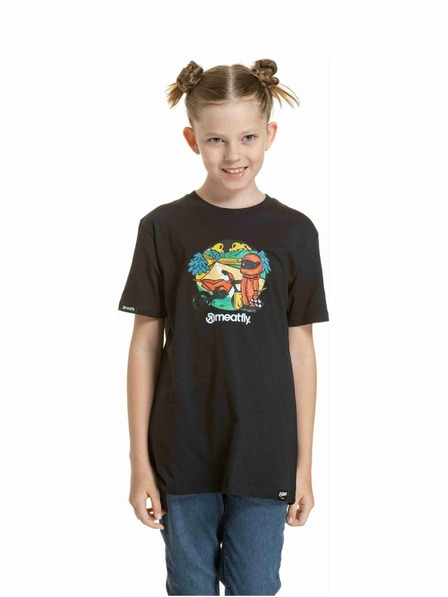 Meatfly Meatfly tricou pentru copii Moto Negru | Negru