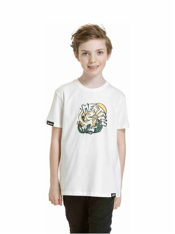 Meatfly Meatfly tricou pentru copii Dino Alb