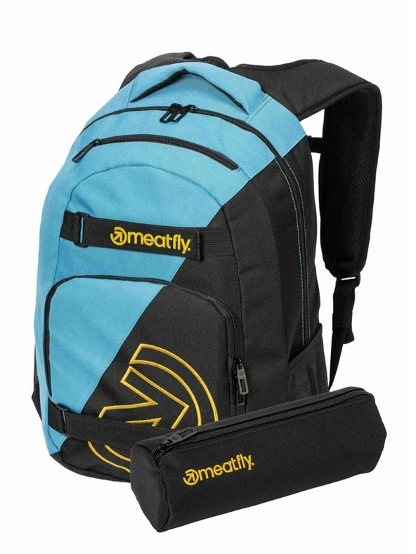 Meatfly Meatfly rucsac Exile Sky Blue / Yellow 24 L + PENAR | Volum 24 L