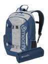 Meatfly Rucsac Meatfly Basejumper Albastru / Gri Melanj 22 L + PENAR | Gri | Volum 22 L