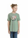 Meatfly Tricou Meatfly pentru copii Dino Olive | Verde
