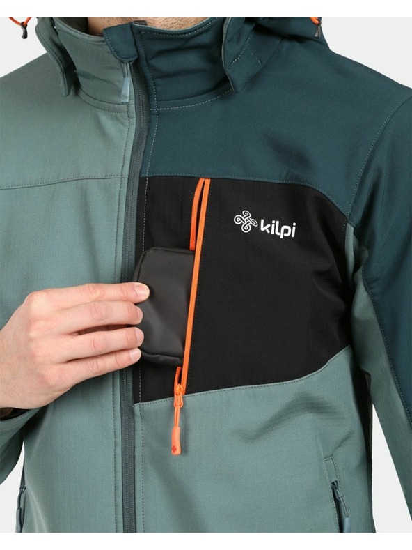 Kilpi Jachetă softshell pentru bărbați Kilpi ONTAVIO-M Kaki