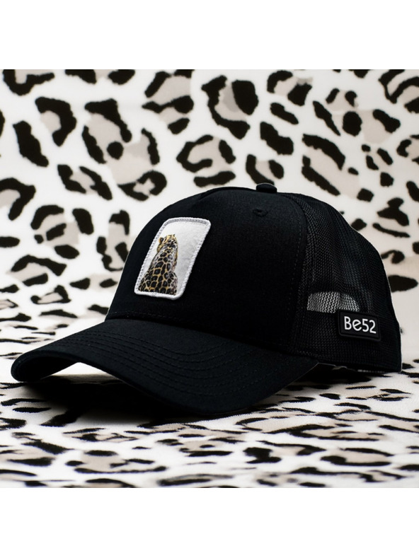 Be52 Be52 șapcă Leopard premium neagră