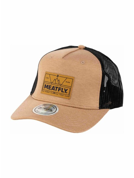 Meatfly Meatfly șapcă Corey Trucker Bej Live | Neagră |