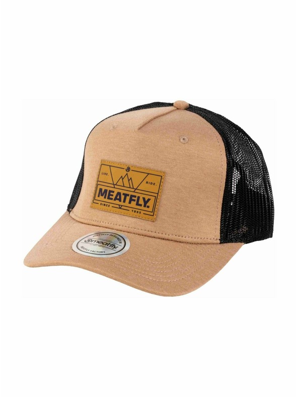 Meatfly Meatfly șapcă Corey Trucker Bej Live | Neagră |