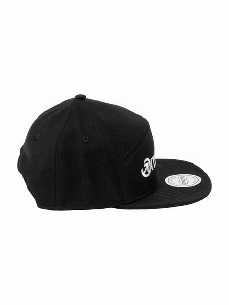 Meatfly Meatfly șapcă Creeper 6 Panou Snapback Negru / Logo Alb | Negru | Mărime