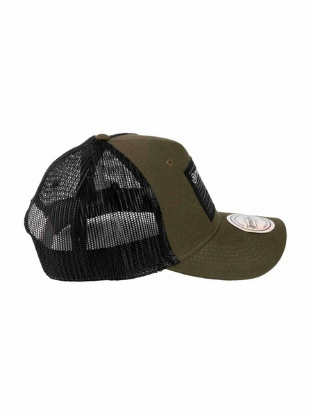 Meatfly Meatfly șapcă Hawkye Trucker Militar Pătrat | Negru |