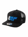 Meatfly Meatfly șapcă Shaun Trucker Negru / Albastru Revital | Negru | Mărime