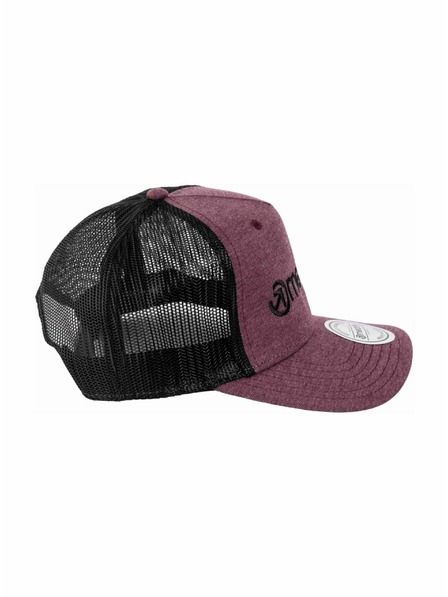 Meatfly Meatfly șapcă Horton Trucker Roșu Vin / Logo Negru | Negru | Mărime