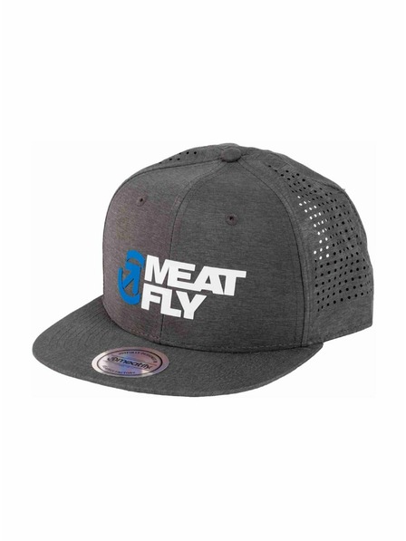 Meatfly Meatfly șapcă Keery Perfor Snapback Gri / Alb Revital | Gri | Mărime
