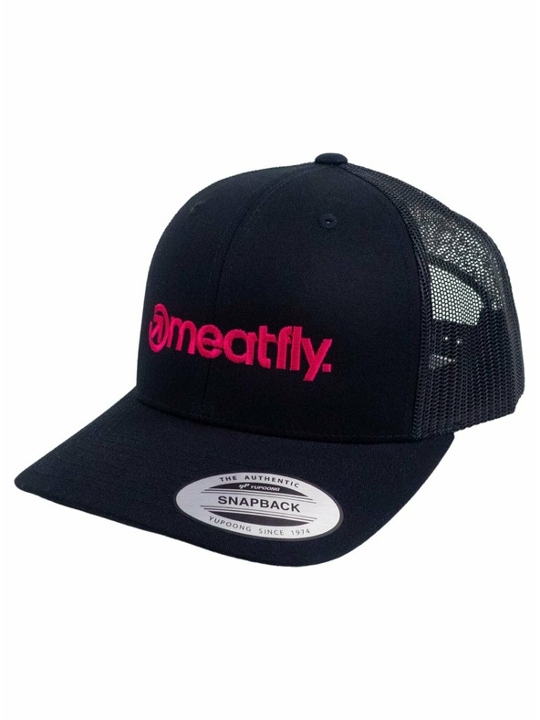 Meatfly Meatfly șapcă MF Logo Trucker Roz/Negru