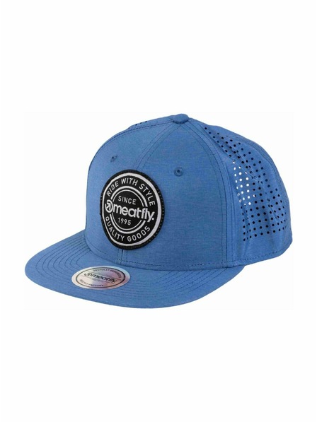 Meatfly Șapcă Meatfly Nylan Perfor Snapback Blue Label | Negru |