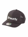 Meatfly Șapcă Meatfly Nollie Perfor Cap Gri / Alb Logo | Gri | Mărime