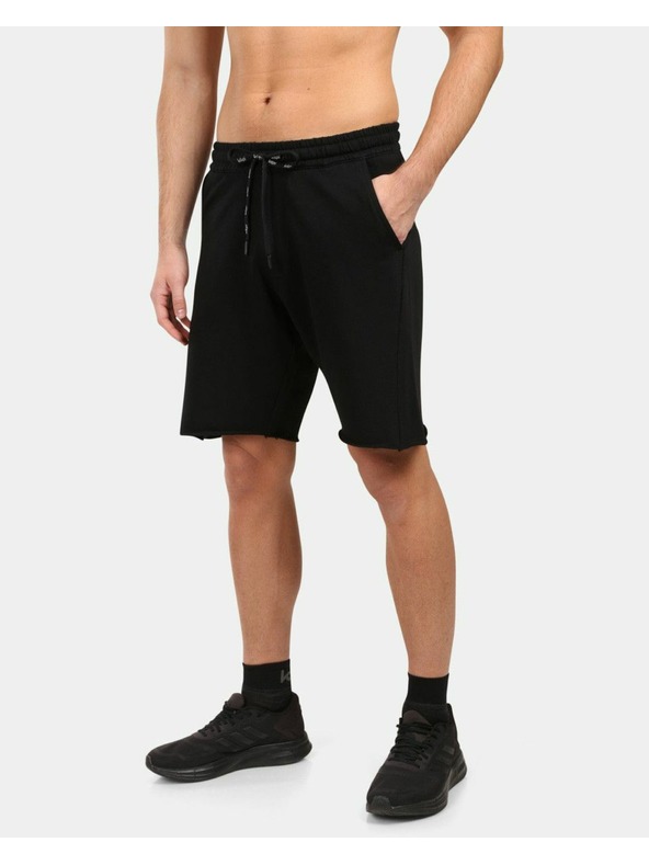 Kilpi Pantaloni scurți din bumbac pentru bărbați Kilpi TUSCON-M Negru