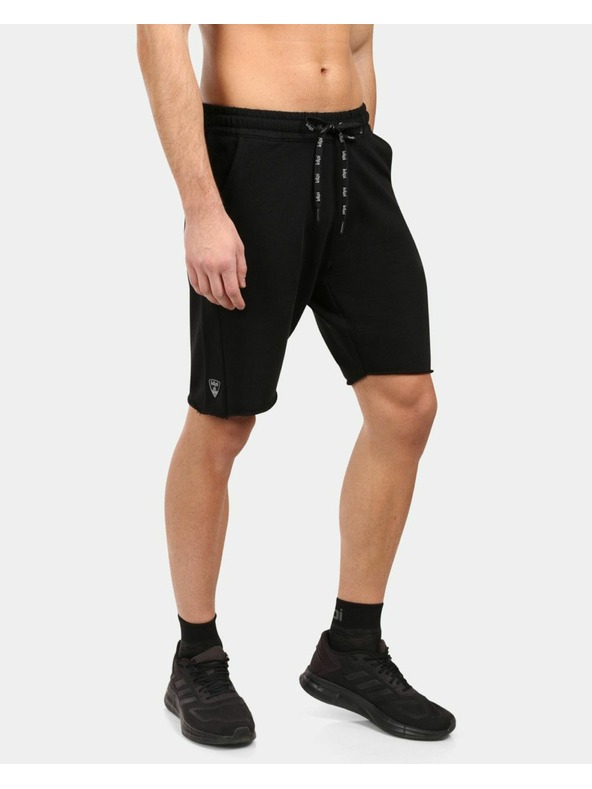 Kilpi Pantaloni scurți din bumbac pentru bărbați Kilpi TUSCON-M Negru