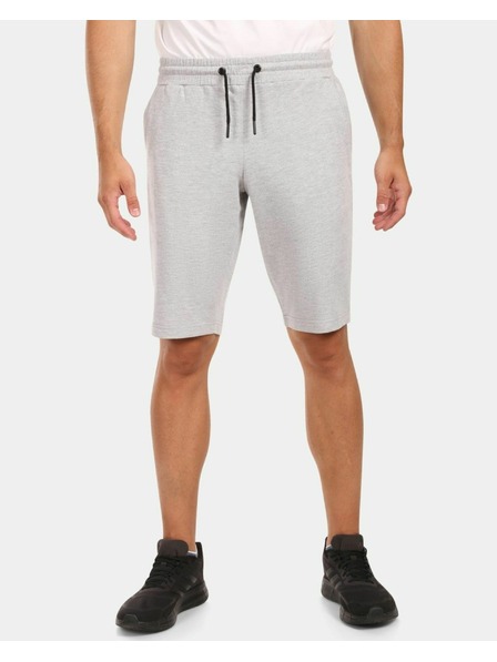 Kilpi Pantaloni scurți din bumbac pentru bărbați Kilpi TUSCON-M Gri Deschis
