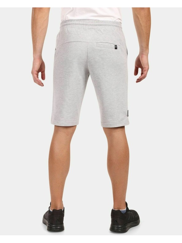 Kilpi Pantaloni scurți din bumbac pentru bărbați Kilpi TUSCON-M Gri Deschis
