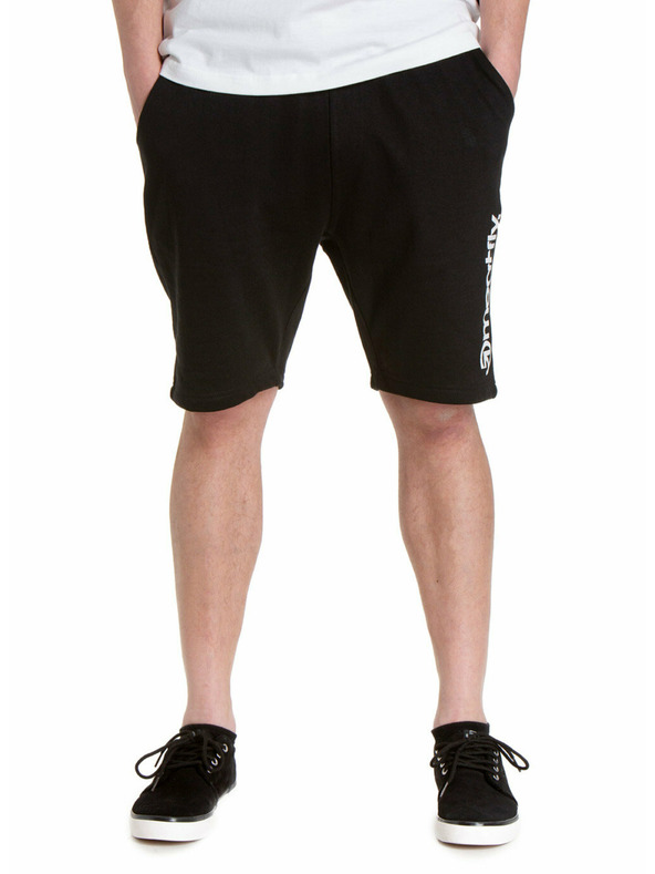 Meatfly Pantaloni scurți de trening pentru bărbați Meatfly Cushy Black
