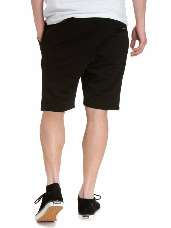 Meatfly Pantaloni scurți de trening pentru bărbați Meatfly Cushy Black