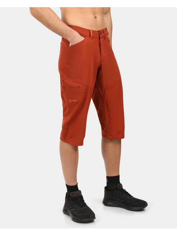 Kilpi Pantaloni outdoor 3/4 pentru bărbați Kilpi OLPRA-M Maro
