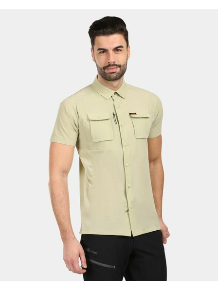 Kilpi Cămașă outdoor pentru bărbați Kilpi BOMBAY-M Bej