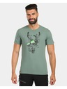 Kilpi Tricou din bumbac pentru bărbați Kilpi DISCOVER-M Khaki