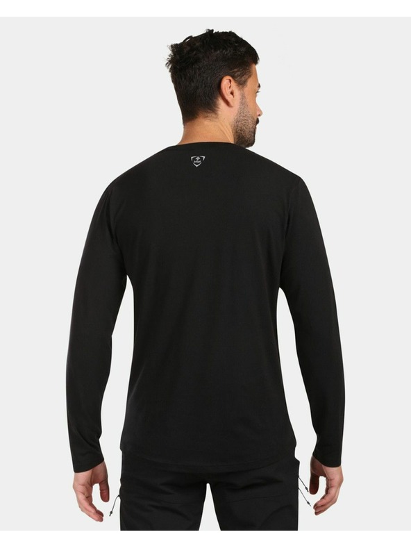 Kilpi Tricou din bumbac cu mânecă lungă pentru bărbați Kilpi PROMOX-M Negru
