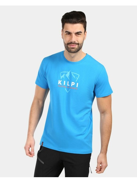 Kilpi Tricou din bumbac pentru bărbați Kilpi DISCOVER-M Albastru