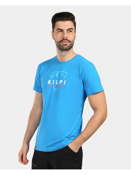 Kilpi Tricou din bumbac pentru bărbați Kilpi DISCOVER-M Albastru