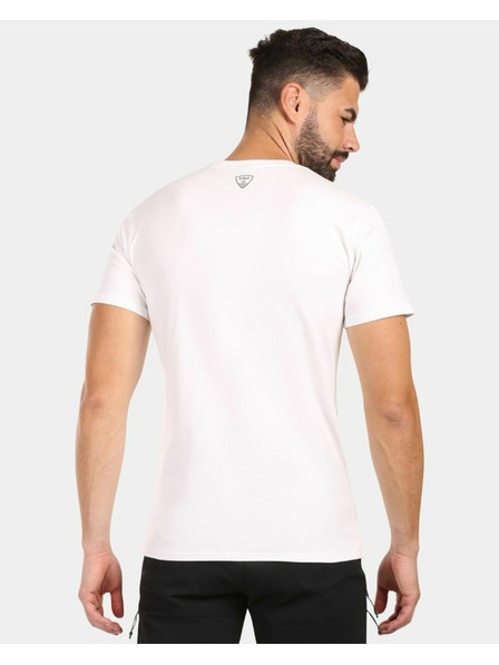 Kilpi Tricou din bumbac pentru bărbați Kilpi DISCOVER-M Alb