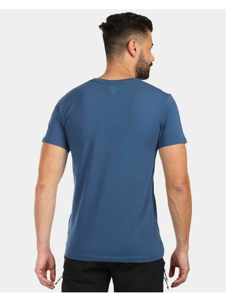 Kilpi Tricou din bumbac pentru bărbați Kilpi DISCOVER-M Albastru Închis