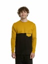 Meatfly Meatfly tricou pentru bărbați cu mânecă lungă Harvey Mustard / Black