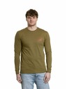 Meatfly Meatfly tricou pentru bărbați cu mânecă lungă Judgement 30 Khaki Green