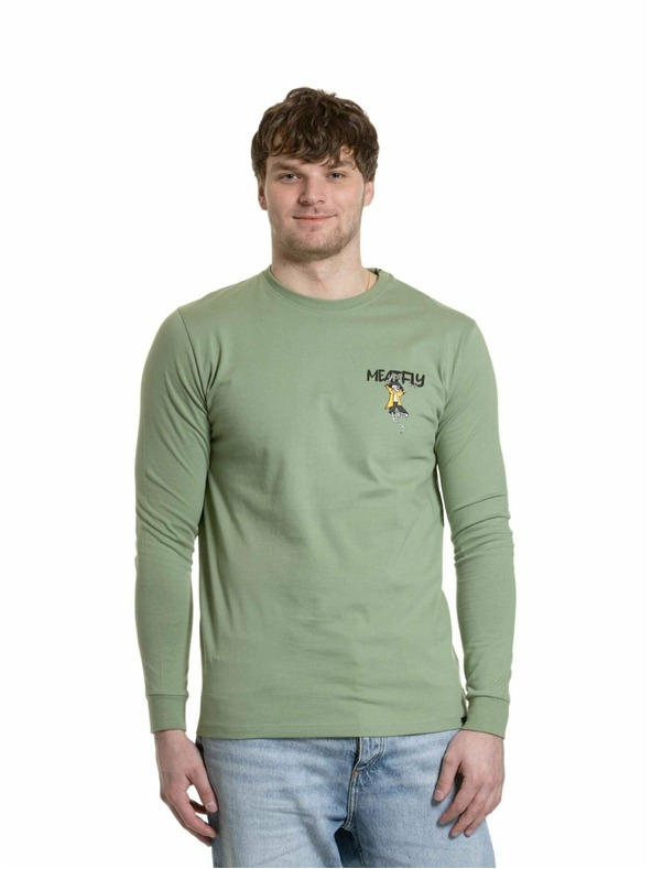 Meatfly Meatfly tricou pentru bărbați cu mânecă lungă Julien Basil Skeleton